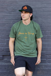 Jesus is King, Astounded Army Green and Orange