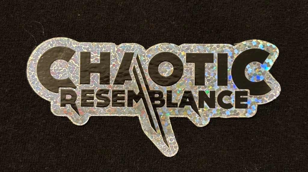 2inch Chaotic  Glitter sticker