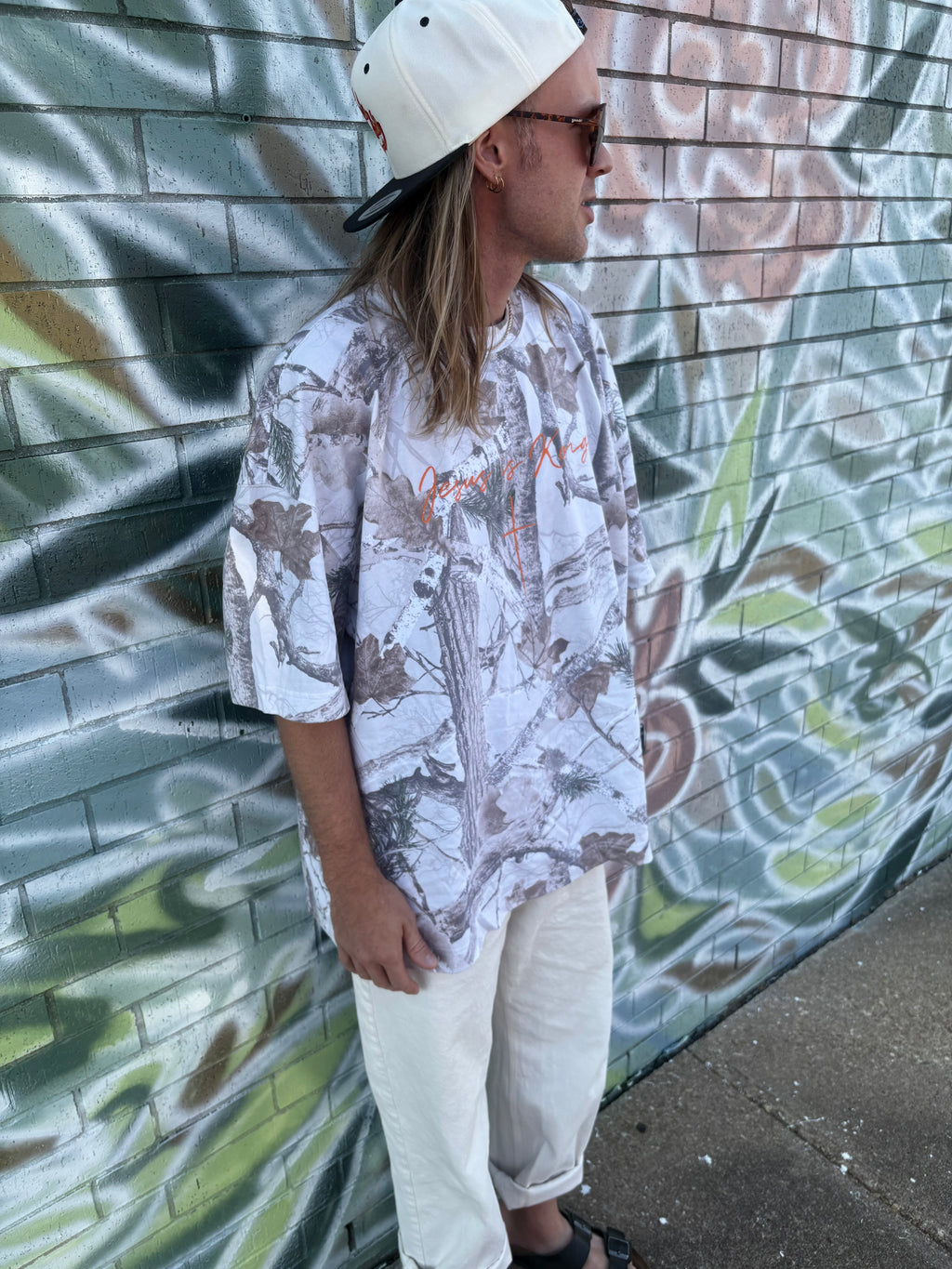 White camouflage Jesus King – astounded. Hollister shirts.