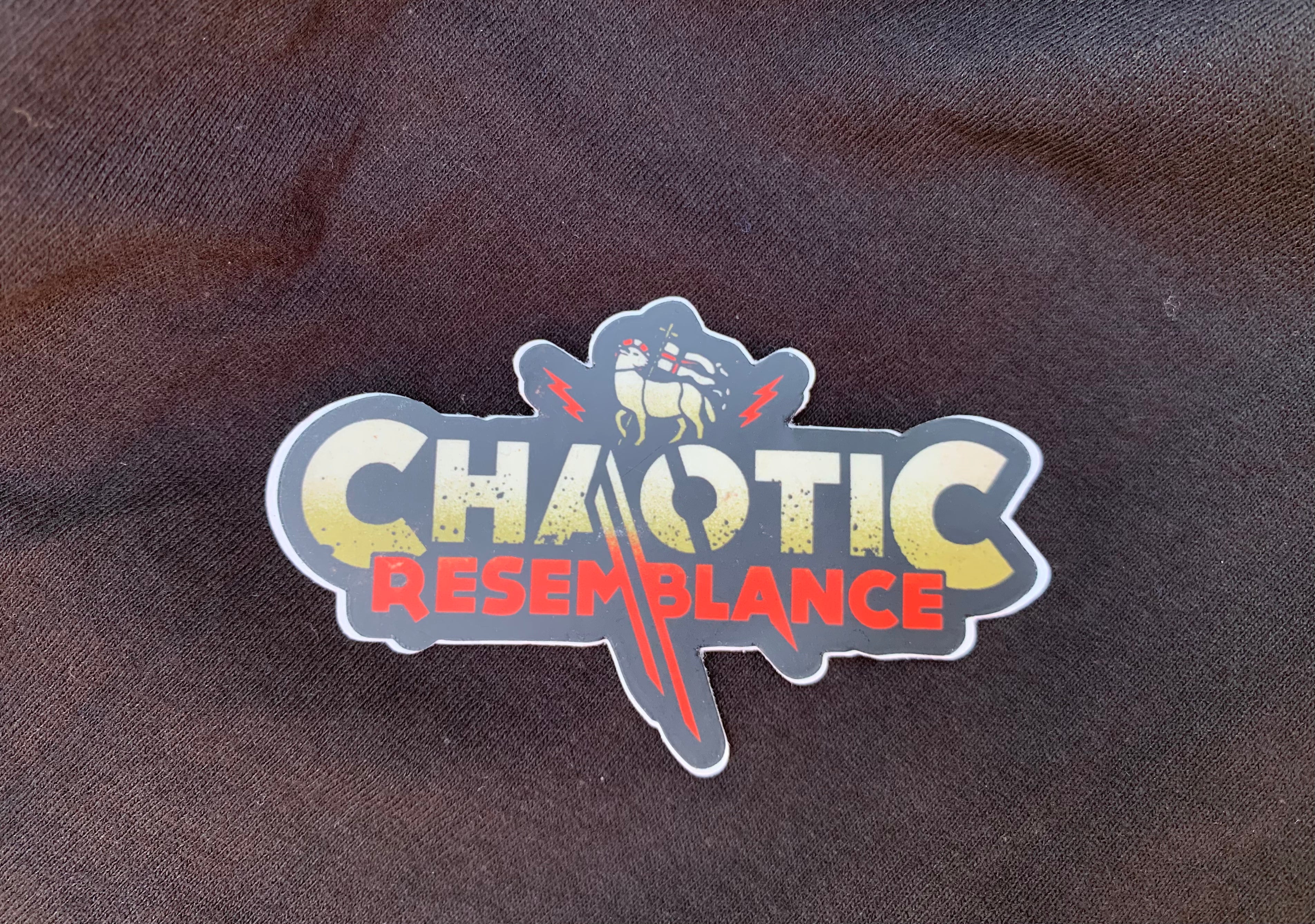 new chaotic logo sticker